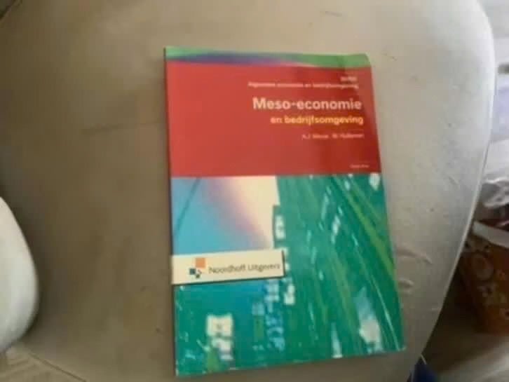 Meso-economie en bedrijfsomgeving - Studieboek, Gelezen, P.J. Meurs, M. Adriaanse, Gamma, HBO