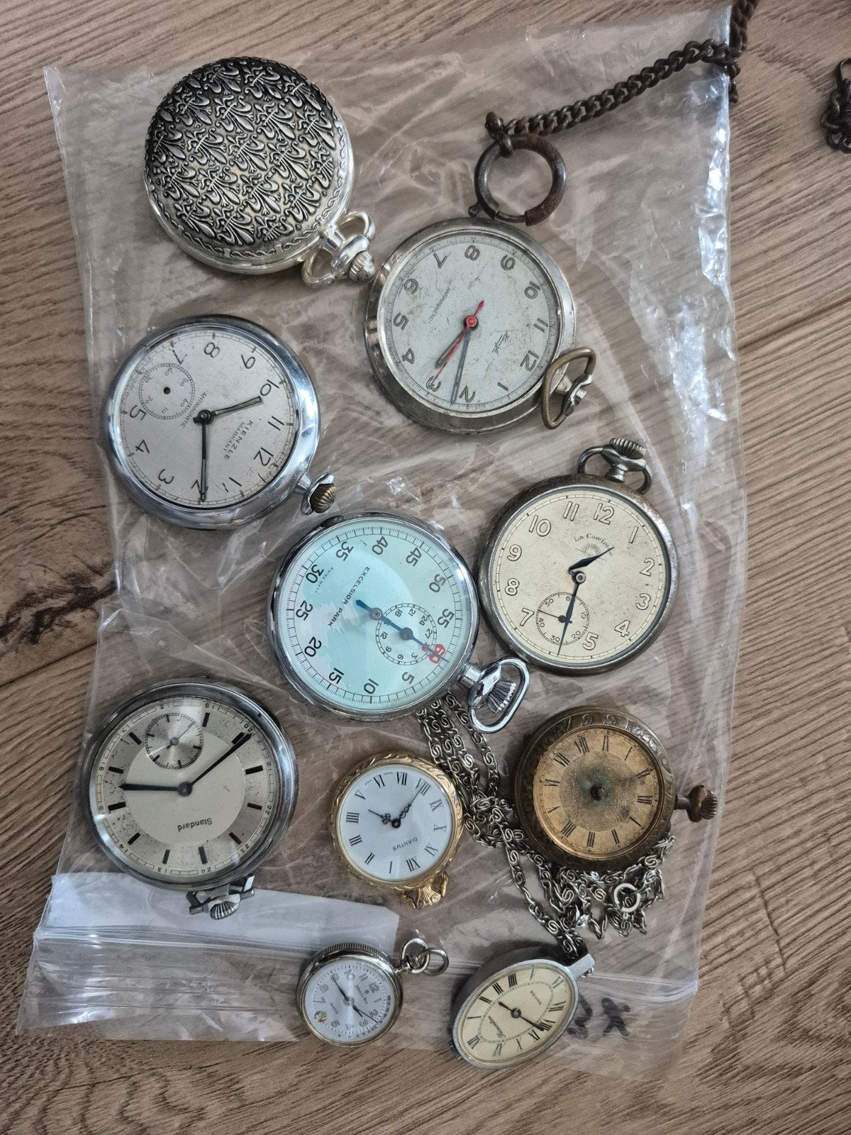 Diverse collectie antieke zakhorloges - Verschillende merken, IOS, Ophalen of Verzenden, Nvt, Nvt