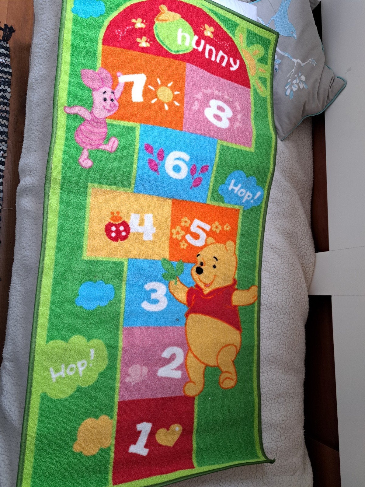 Winnie de Poeh Hinkelbaan Tapijt - Kinderkleed, Gebruikt, Kleed of Kussen, Ophalen of Verzenden, Wasbaar