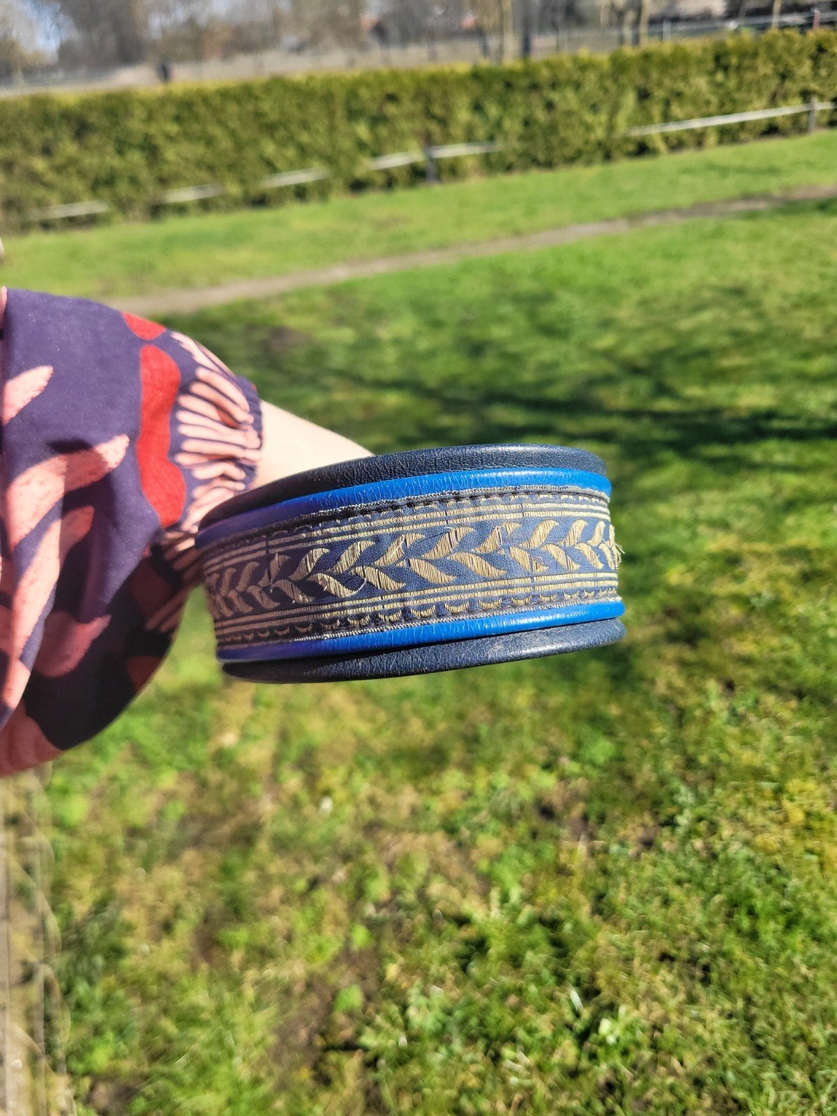 Lederen halsband, Ophalen of Verzenden