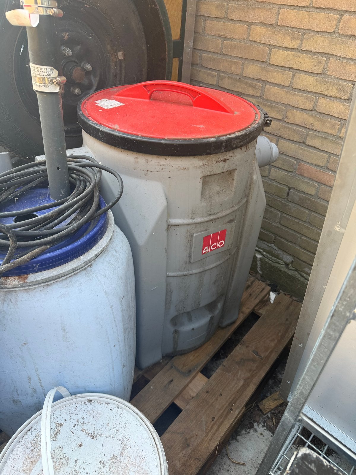 Aco LipuMobil Type 0.5 100l Vetput / Vetafscheider, Ophalen, Gebruikt