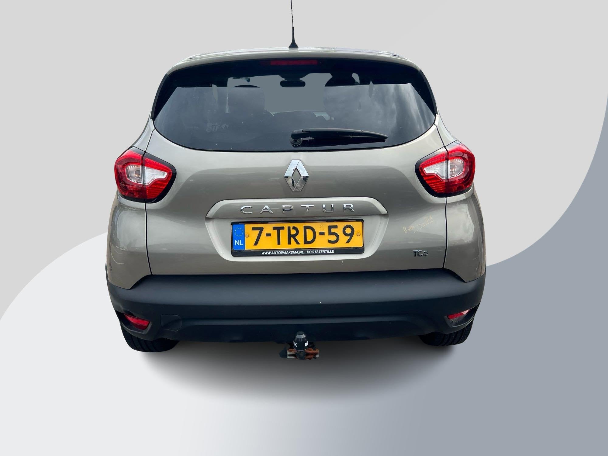 Renault Captur 1.2 TCe Expression 120pk Automaat | Trekhaak, Stof, 4 cilinders, Bruin, Origineel Nederlands