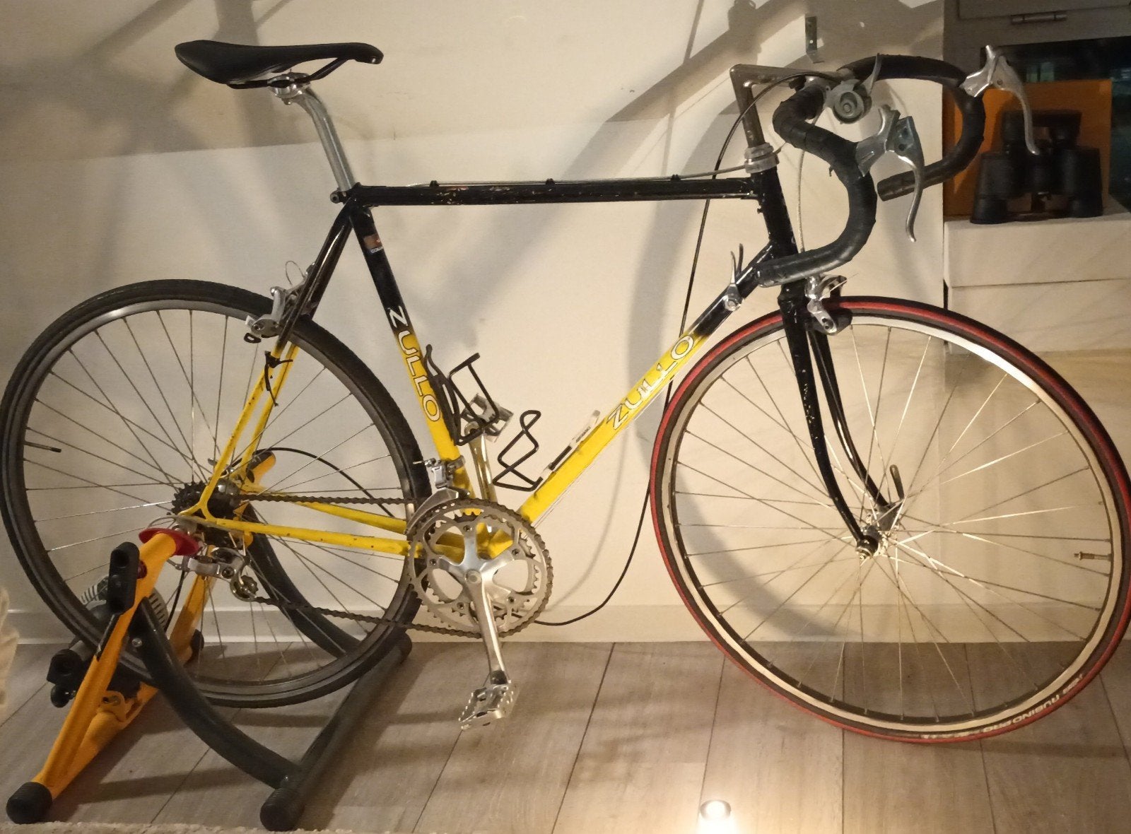 Zullo, 1972, eerste lak, geheel origineel,  fijne fiets 54 c, Overige merken, 28 inch, Gebruikt, Velgrem