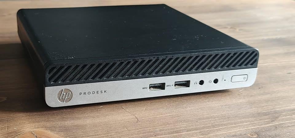 HP 400 G4 Mini Pentium Gold G5400T 3.10GH 8GB DDR4 250GB SSD, Ophalen, Gebruikt, 250GB SSD, 8 GB