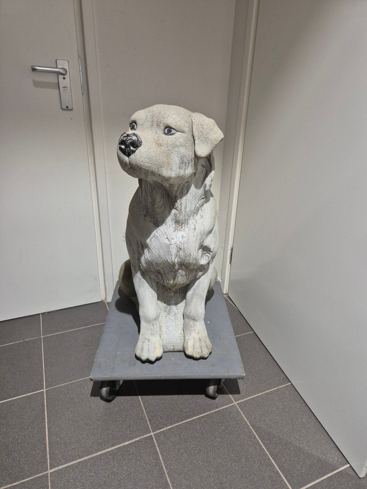 grote betonnen hond, Ophalen, Dierenbeeld, Onbekend, Zo goed als nieuw