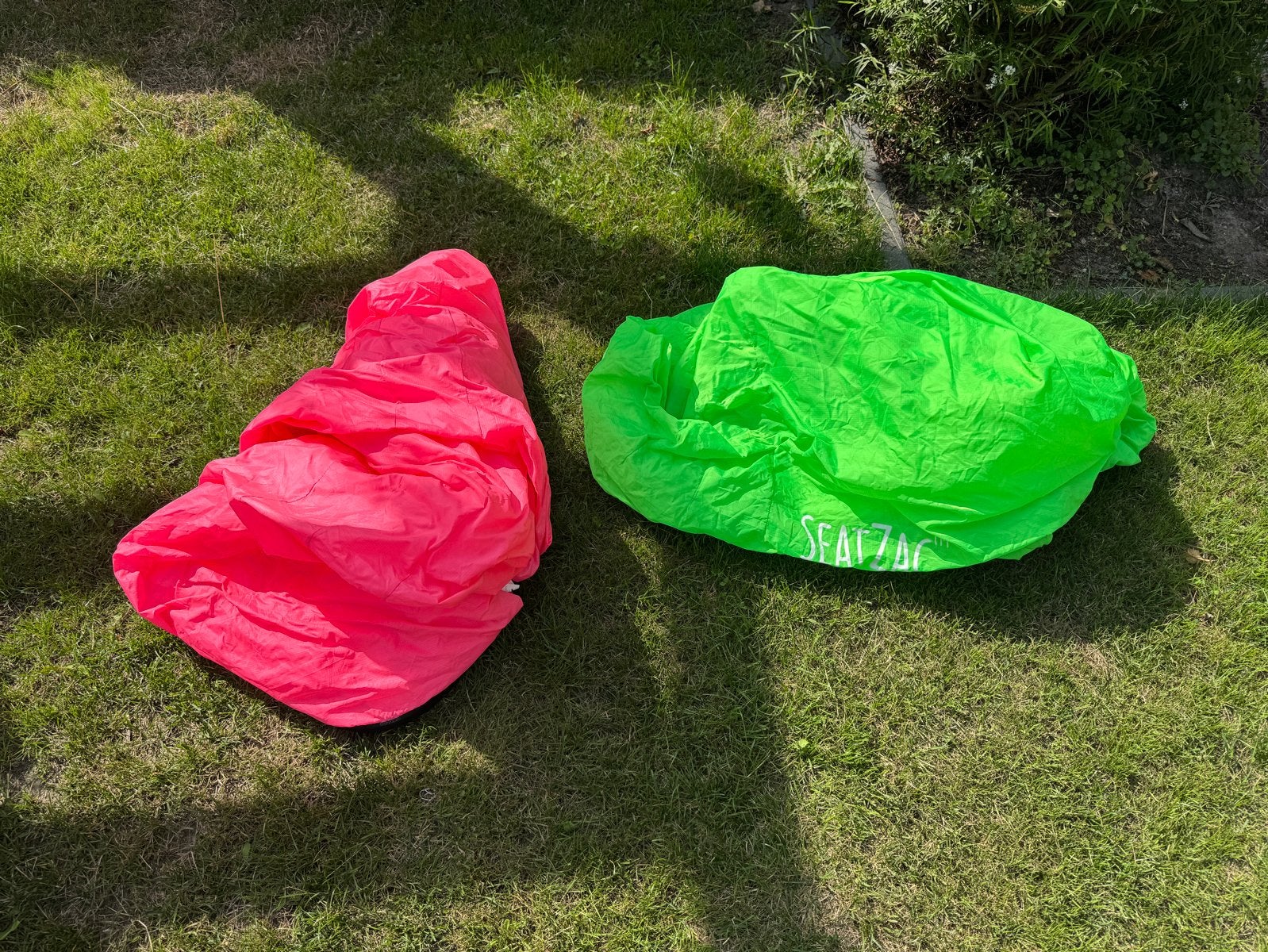 Seatzac 2 stuks roze en groen - Tuin & Vakantie, Ophalen of Verzenden, Gebruikt