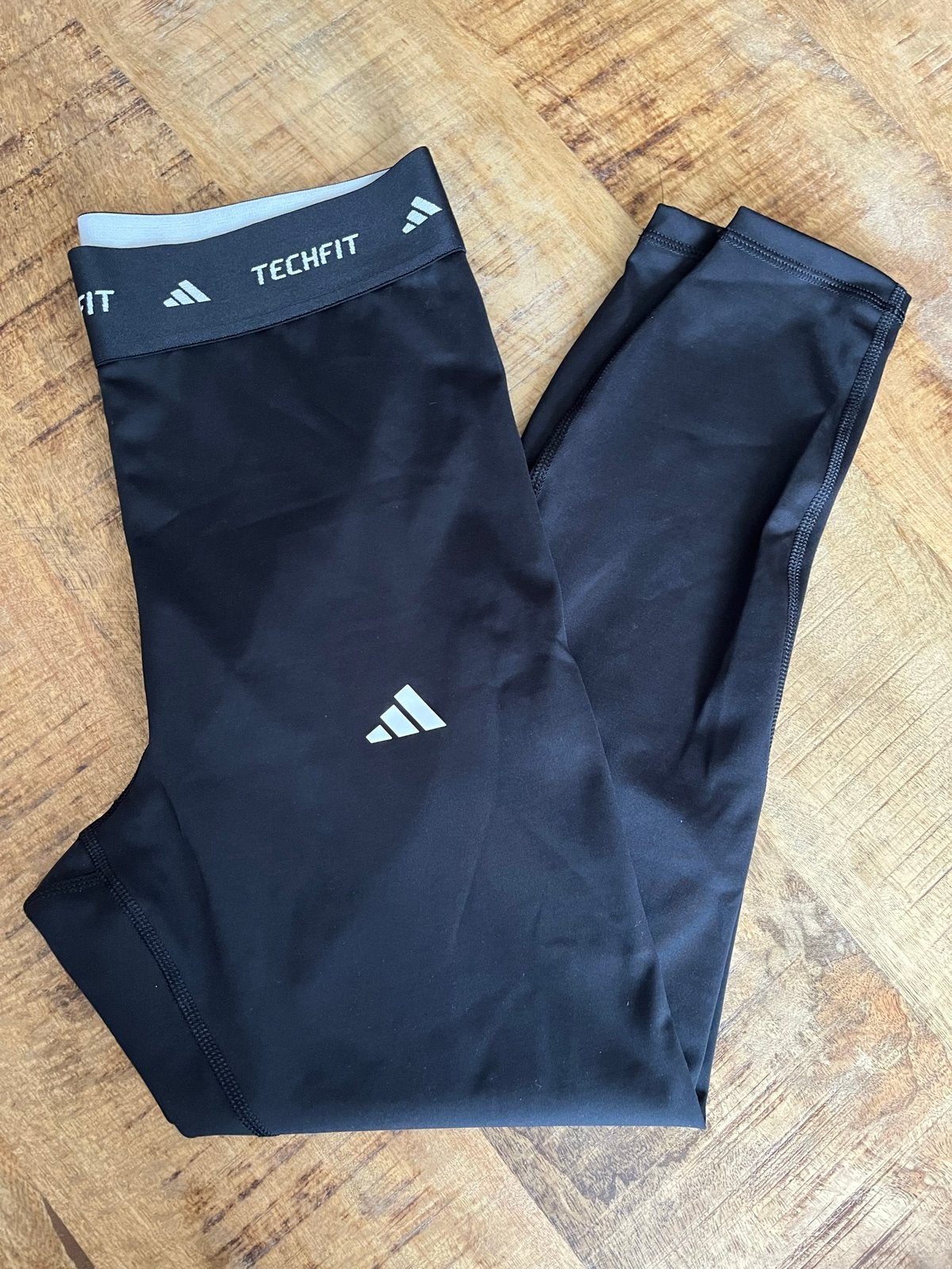 Adidas Techfit sportlegging - Maat L, Ophalen, Zwart, Maat 42/44 (L), Fitness of Aerobics