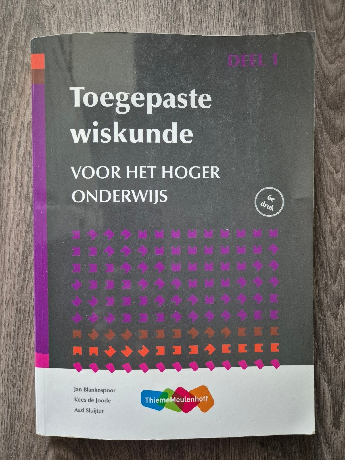 Toegepaste Wiskunde voor het Hoger Onderwijs Deel 1, Zo goed als nieuw, Jan Blankespoor, Kees de Joode, Aad Sluijter, Beta, HBO