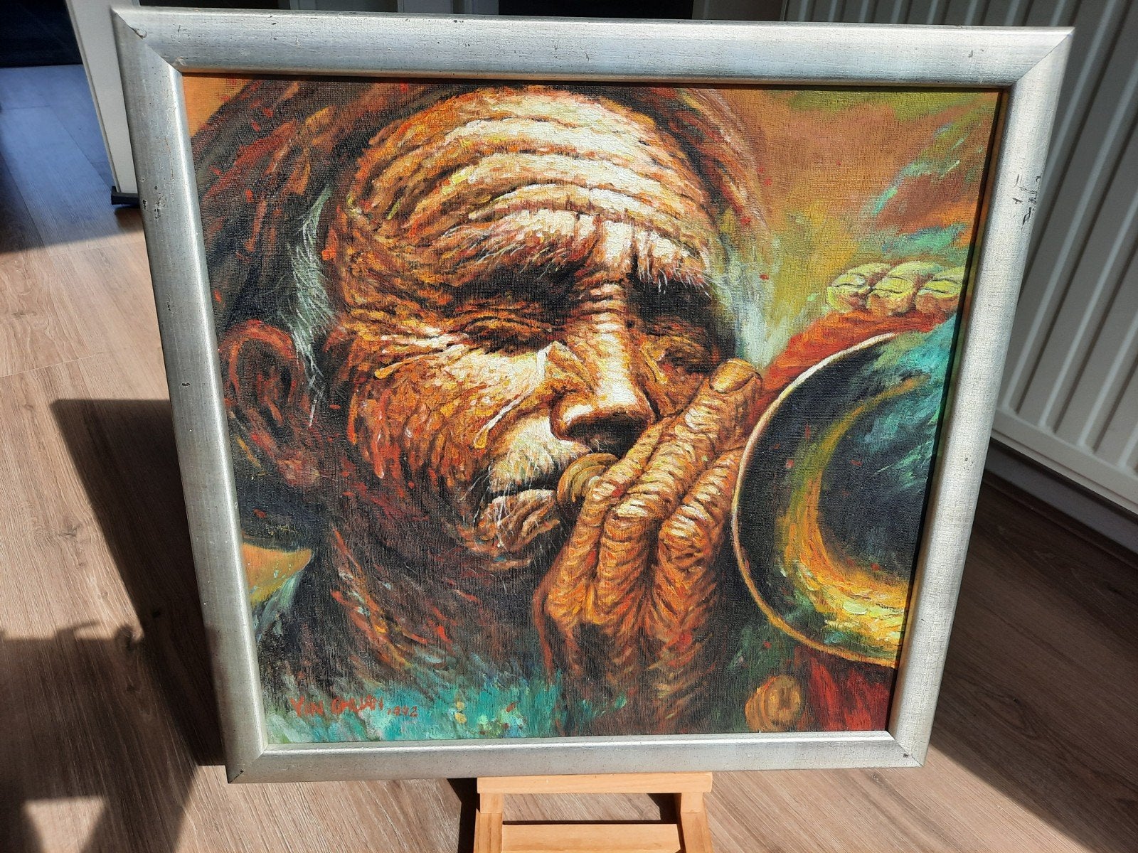 Zeer byzonder schilderij, Ophalen of Verzenden