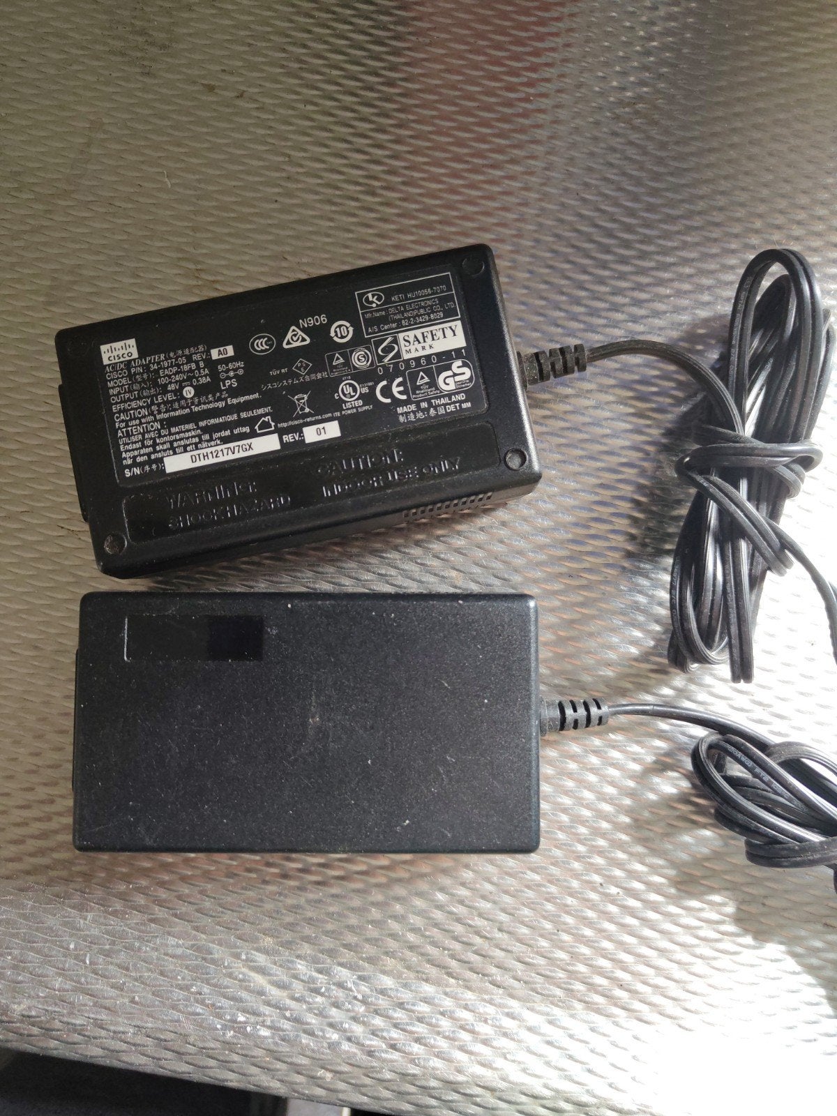 48 volt adapter, Ophalen of Verzenden, Gebruikt
