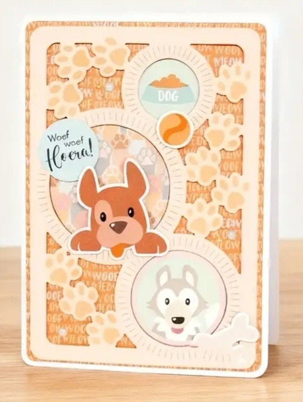 Nieuw  snijmal frame hondenpootjes, Ophalen of Verzenden, Nieuw, Overige thema's, Pons of Mal