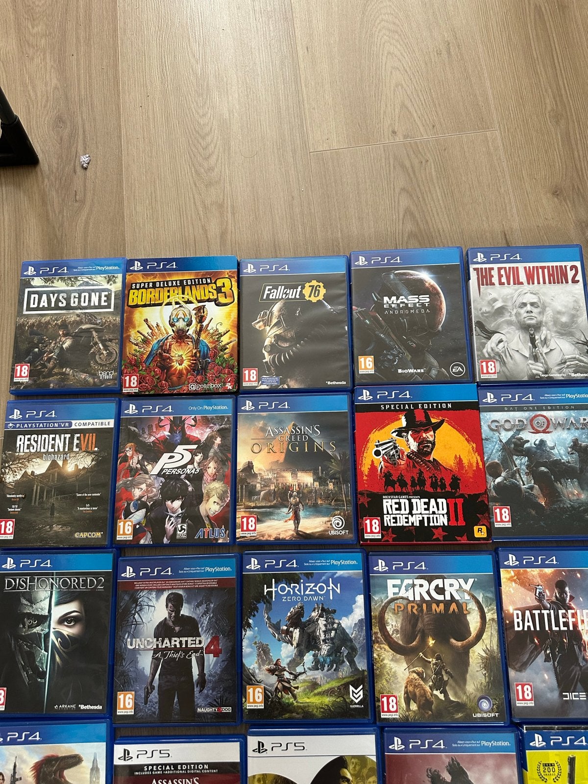 Grote collectie PS4 en PS5 games te koop, Online, Gebruikt, Vanaf 18 jaar, Overige genres