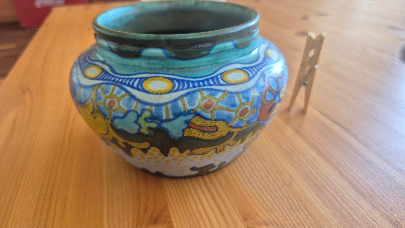 Antieke Corona Gouda Holland vaas, 1956, Ophalen of Verzenden