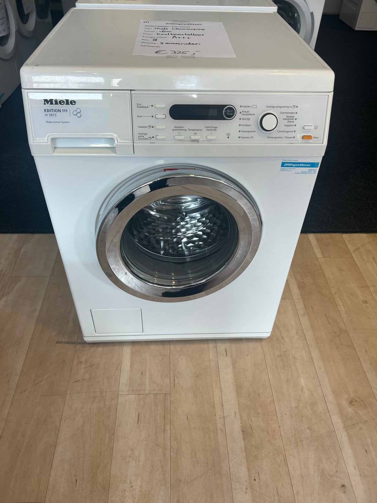 Miele Edition 111 W 5873 8kg 1600 toeren wasmachine, Minder dan 85 cm, 8 tot 10 kg, Ophalen of Verzenden, 1600 toeren of meer