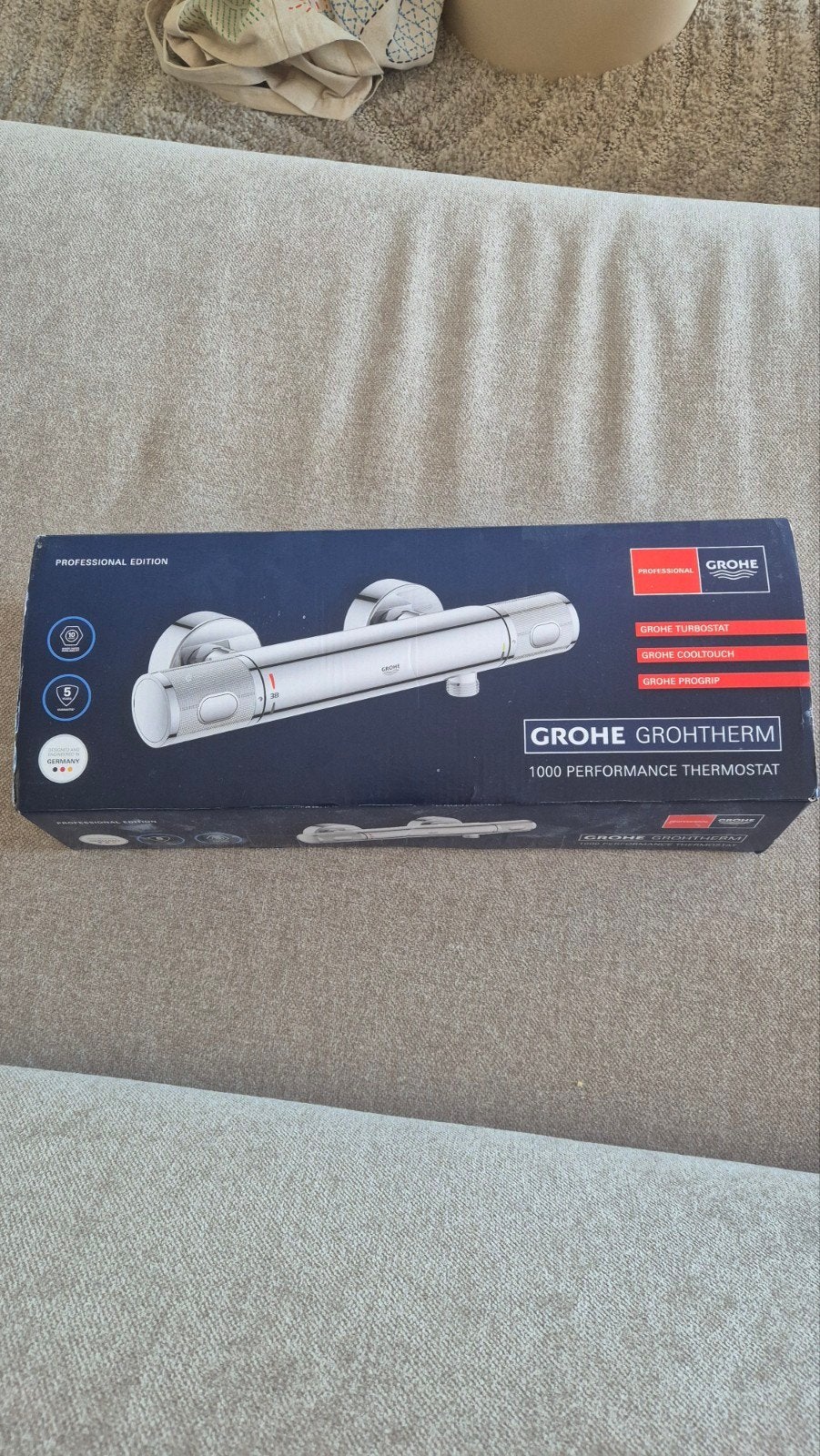GROHE Grohtherm 1000 Performance Thermostaat Kraan, Doe-het-zelf en Verbouw, Ophalen of Verzenden, Nieuw, Chroom, Kraan