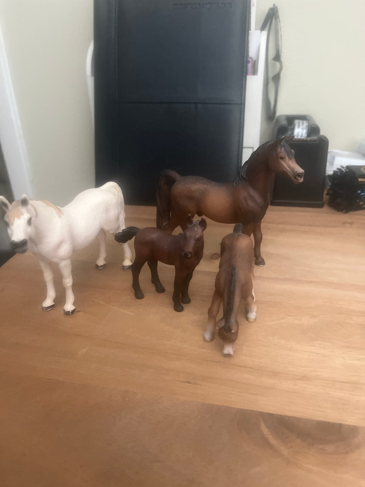 Schleich Paarden Familie Set - 4 Stuks, Ophalen of Verzenden, Zo goed als nieuw, Paard, Beeldje of Figuurtje