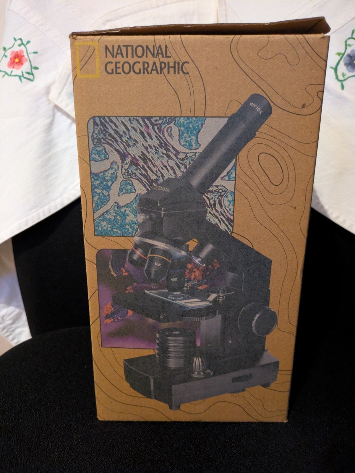 National Geographic Microscoop 40x-1280x - Nieuwstaat, Ophalen, Nieuw, 1000x of meer, Biologische microscoop