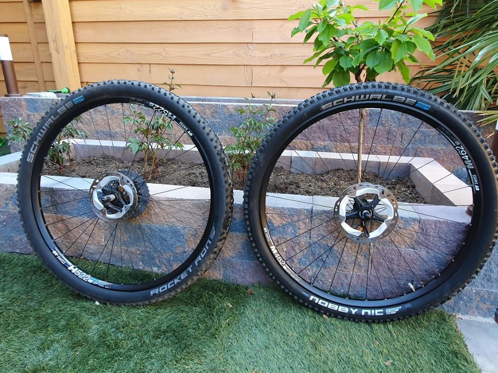 MTB wielset ShimanoXT/Dtswiss, Fietsen en Brommers, Fietsonderdelen, Gebruikt, Onbekend, Aluminium, Mountainbike