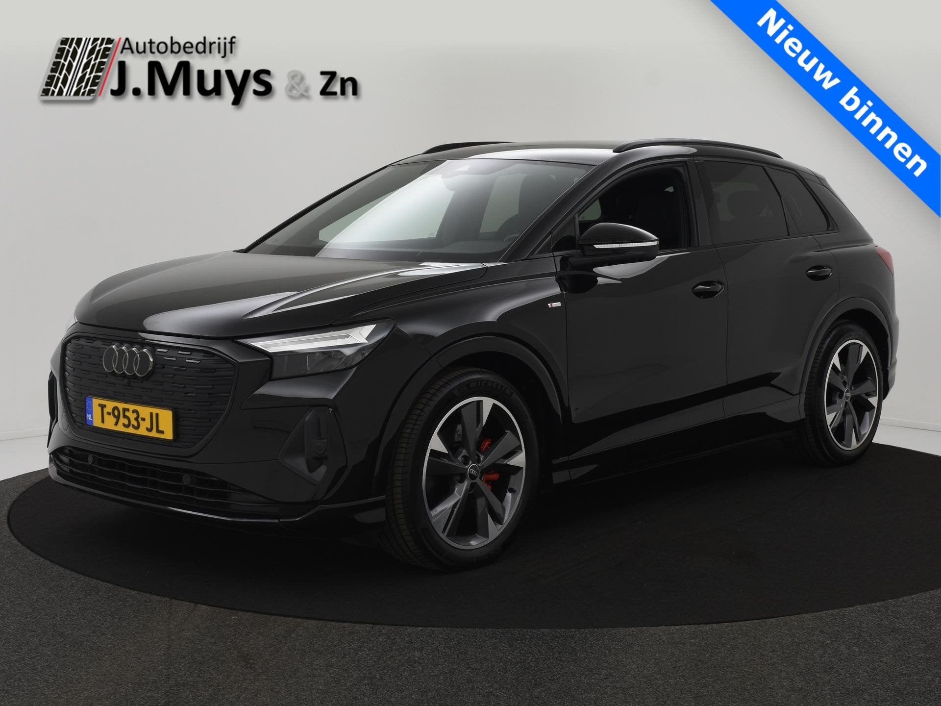 Audi Q4 e-tron 35 Advanced edition 55 kWh 2X S-LINE|SOH91%|L, Auto's, Audi, Automaat, Achterwielaandrijving, Gebruikt, Zwart