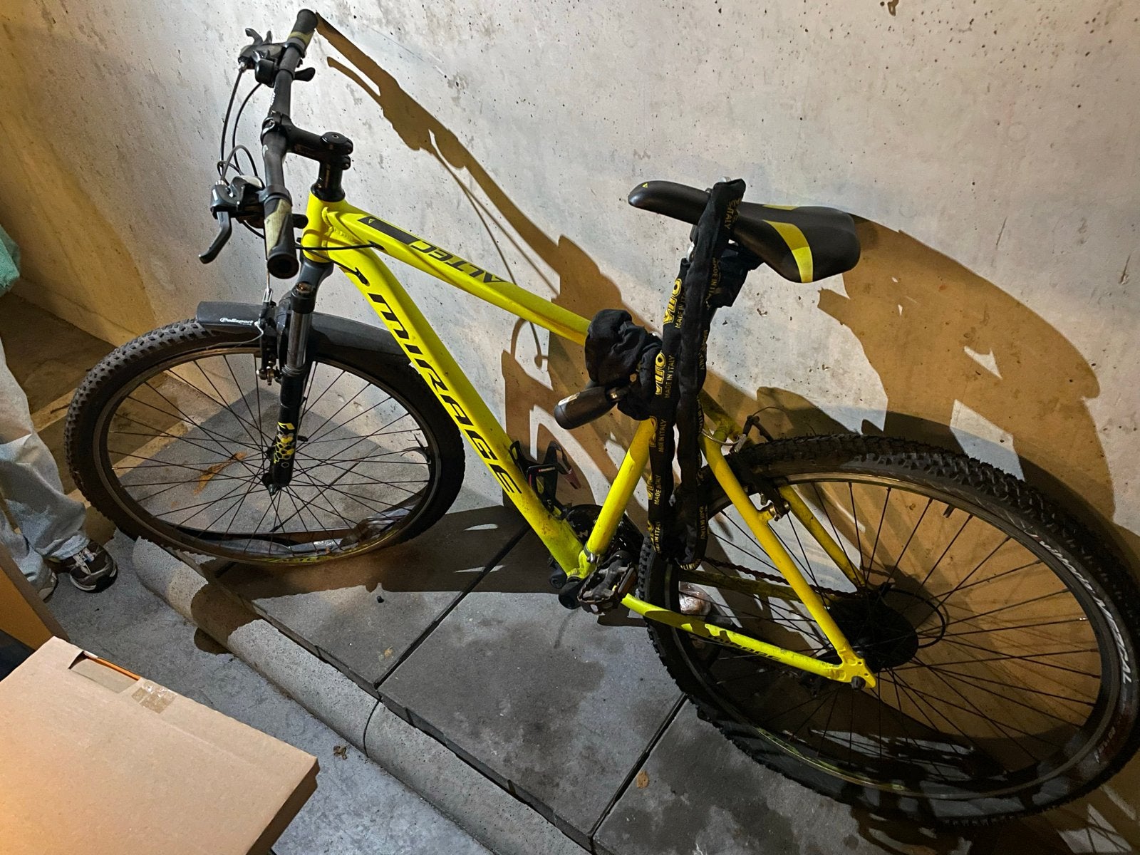 Altec Mirage Mountainbike - Geel, Gebruikt, Hardtail, Heren, Schijfrem