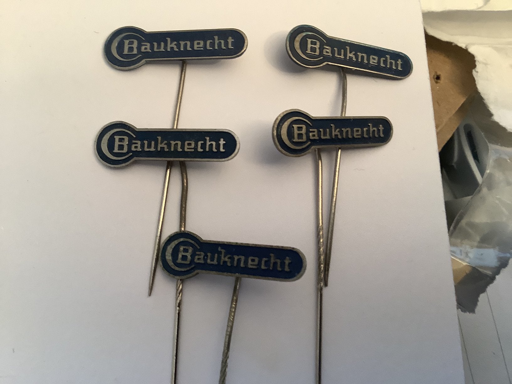 5 speldjes Bauknecht, Ophalen of Verzenden, Gebruikt, Overige onderwerpen