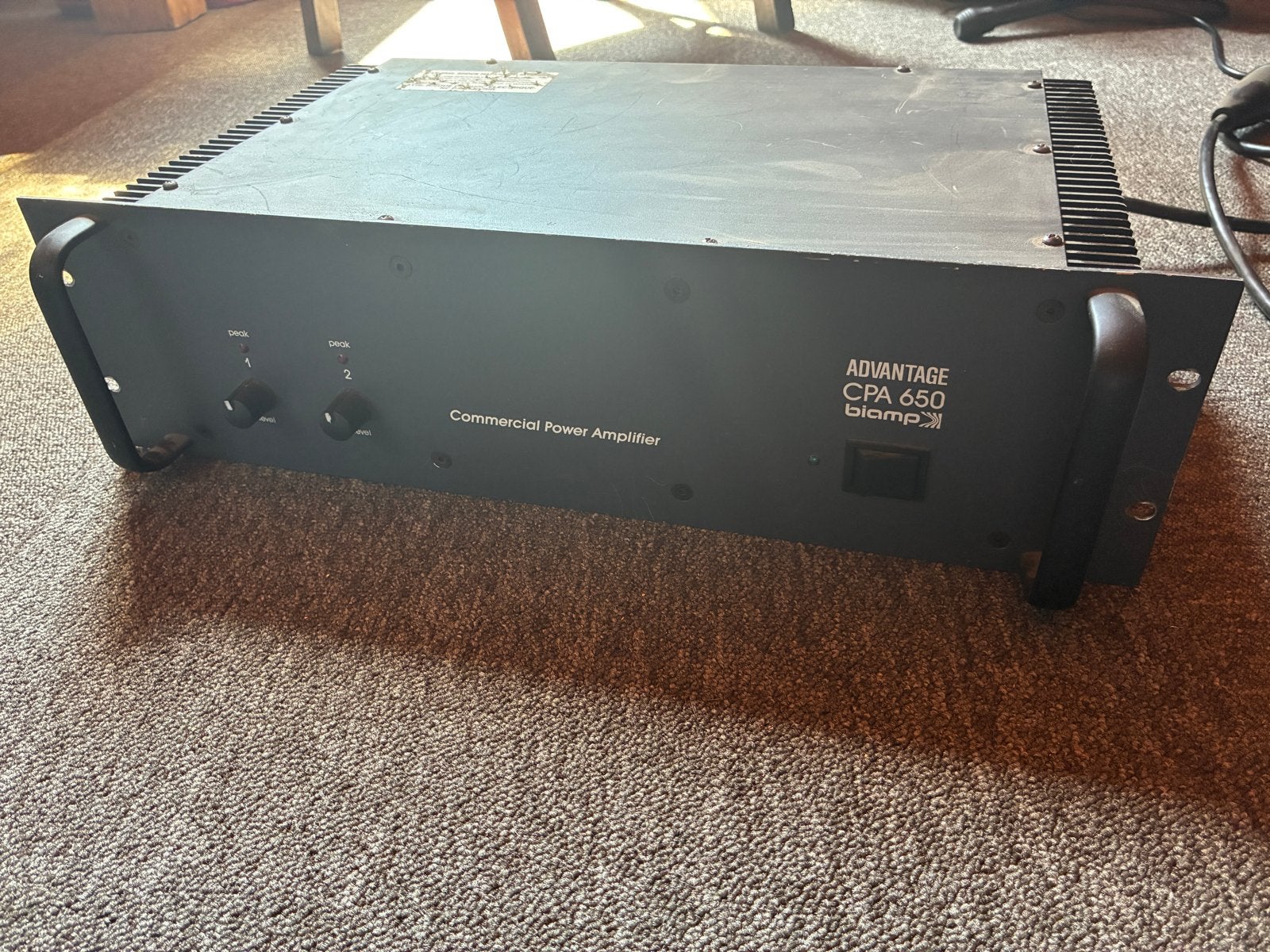 Biamp Advantage CPA 650 PA versterker, Ophalen, Gebruikt, 500 tot 1000 watt, P.A.