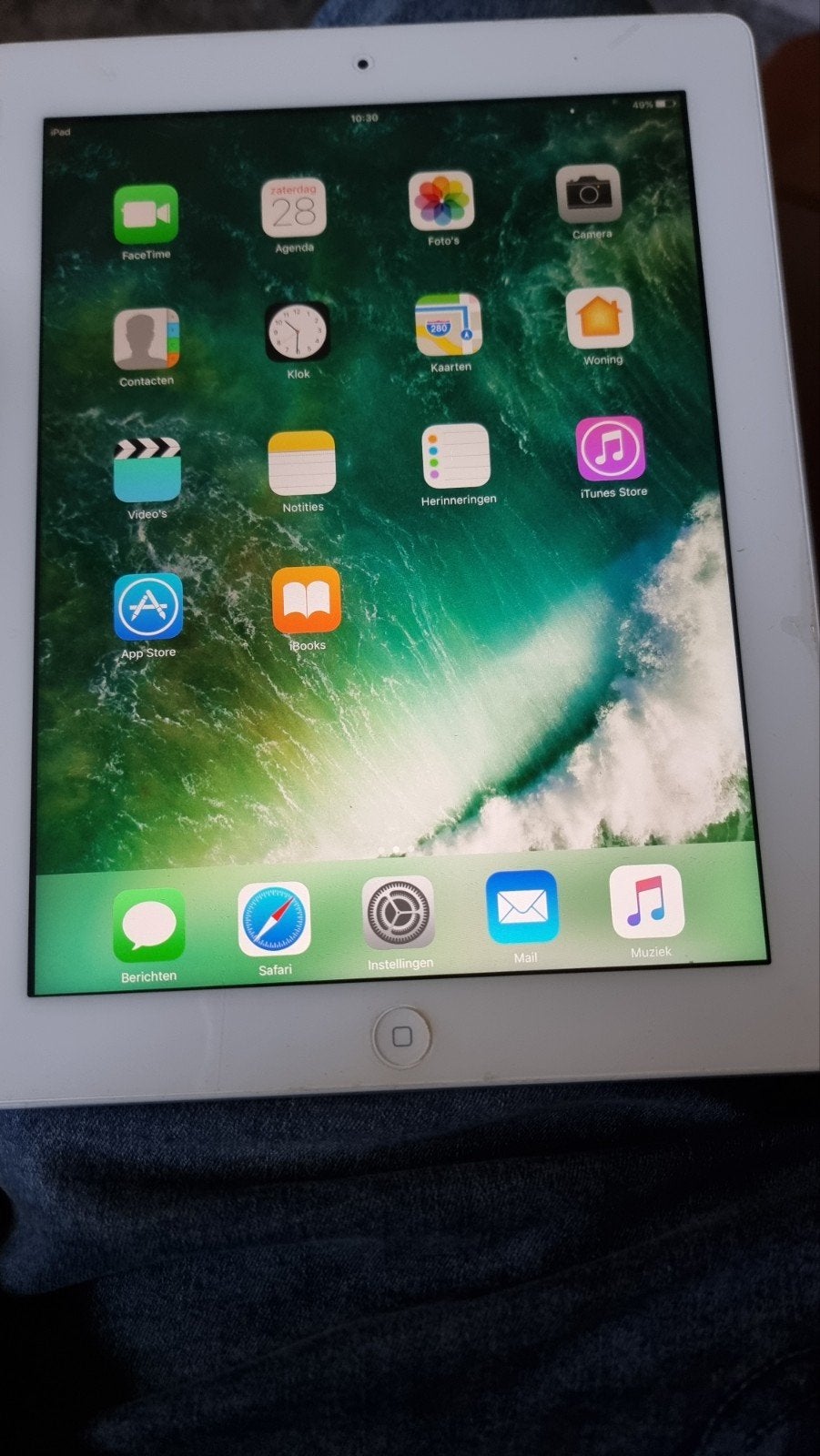oude ipad, 10 inch, Gebruikt, Apple iPad, Wit