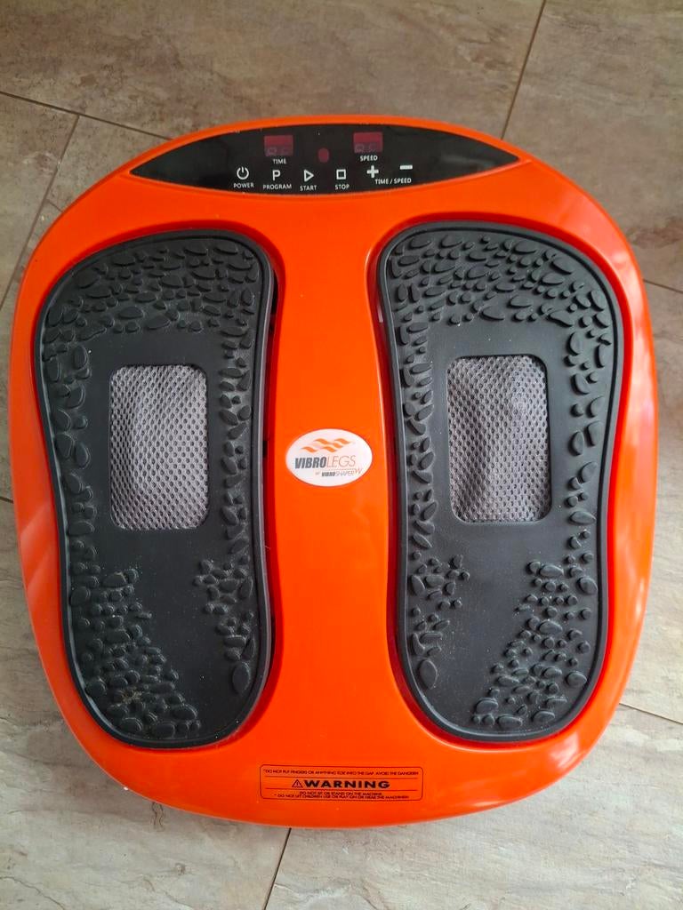 Voetmassageapparaat VibroLegs met afstandsbediening, Sport en Fitness, Massageproducten, Ophalen of Verzenden, Zo goed als nieuw