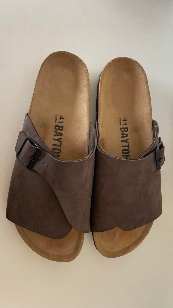 Bayton Slippers Maat 41 - Zo goed als nieuw, Sandalen, Bruin, Ophalen of Verzenden, Zo goed als nieuw