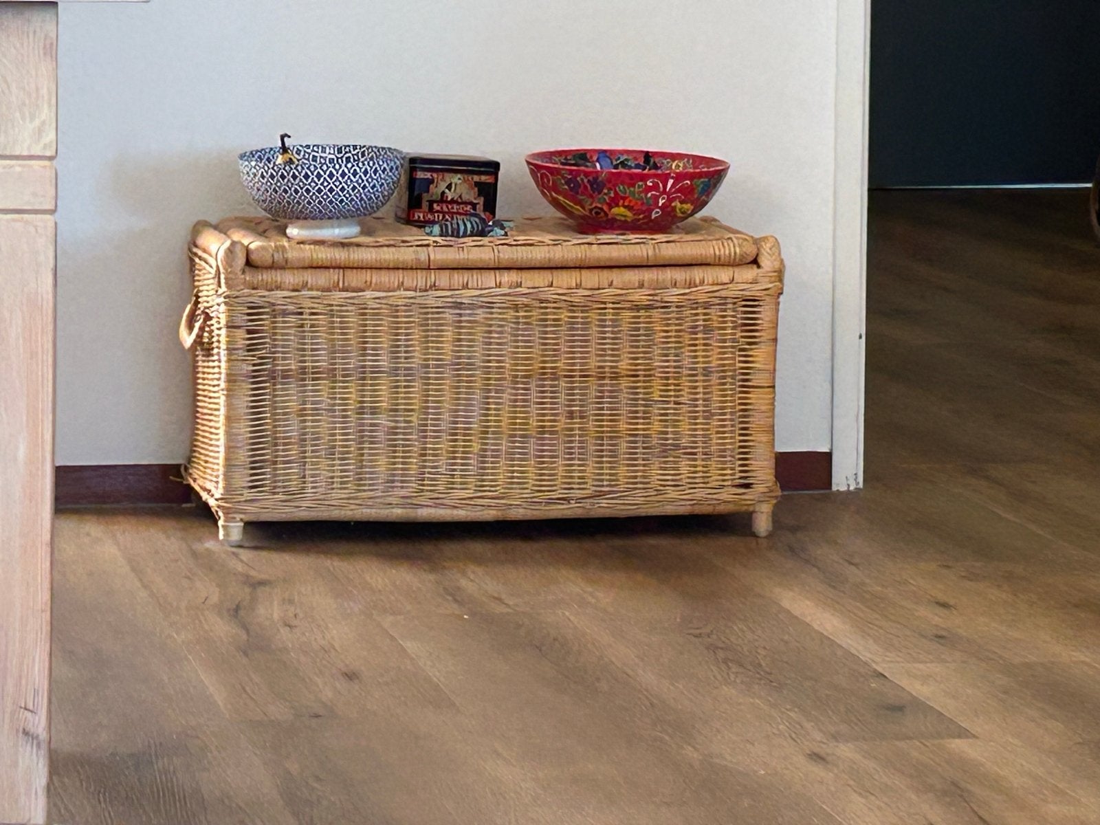 Rotan opbergkist / dekenkist, Ophalen, Overige materialen, Gebruikt, 50 tot 100 cm