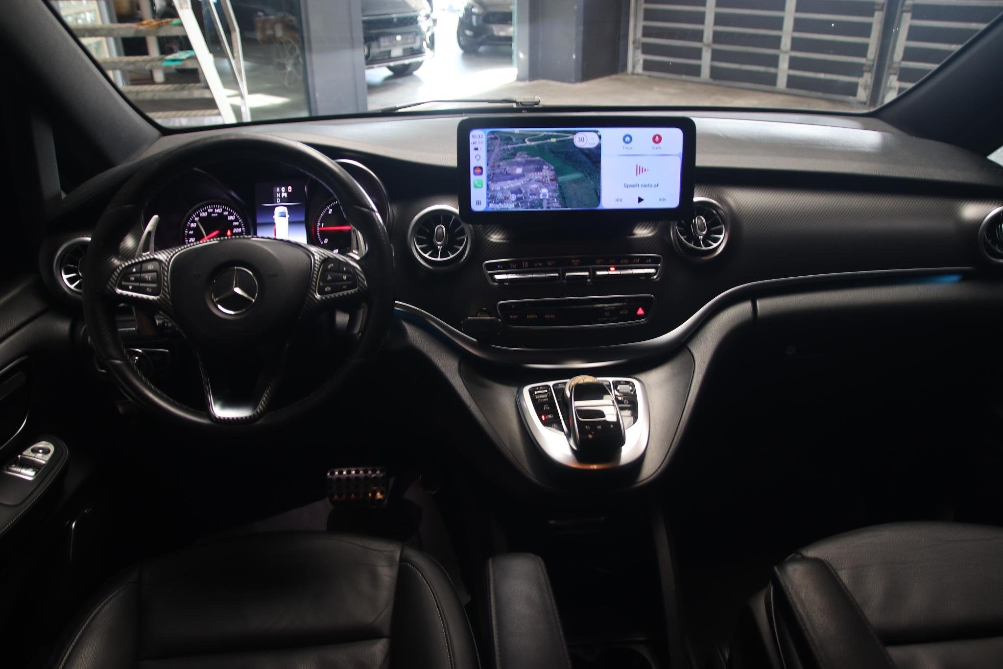 Mercedes-Benz V-klasse 250d Lang BURMESTER-CARPLAY-LEDER-CAR, Automaat, Achterwielaandrijving, Gebruikt, Euro 6