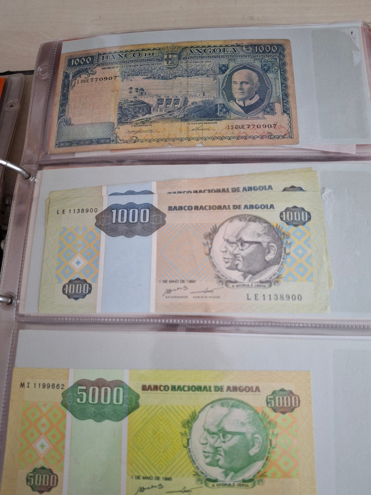 4 biljetten uit Angola 4 biljetten uit Angola, Ophalen of Verzenden, Overige landen