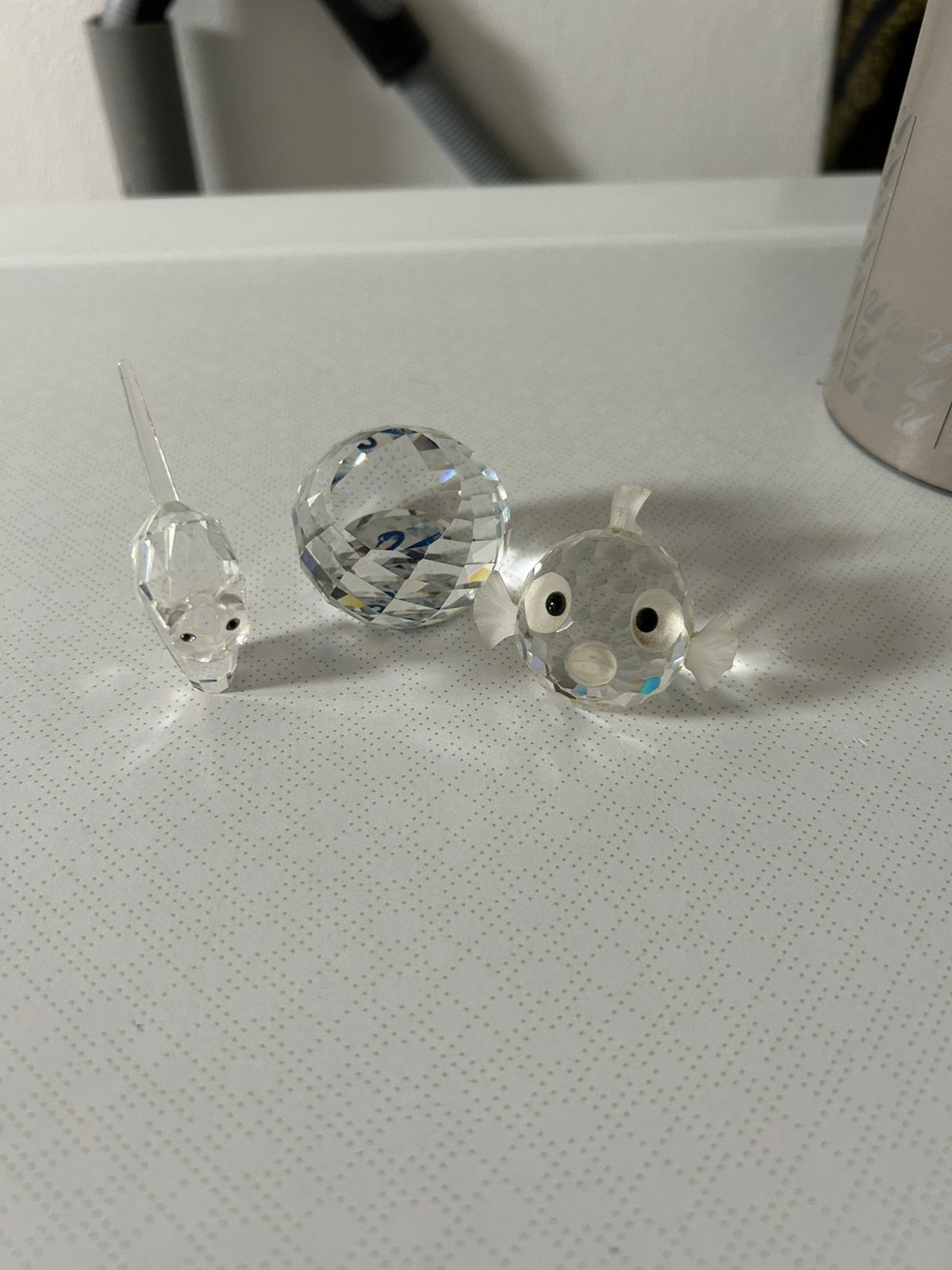 Swarovski (orginele) kat en kogelvis plus een bal oid, Ophalen, Gebruikt, Figuurtje