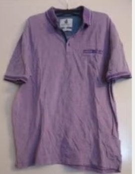 bijna nieuw polo shirt MARCO MARZINI paars jeans L, Verzenden, Nieuw, Paars