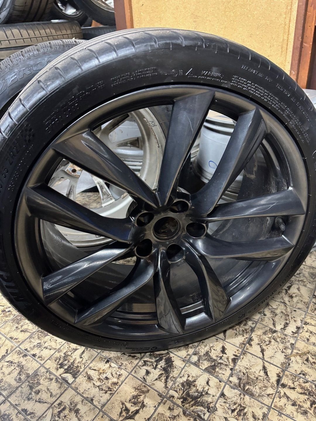 Tesla Model S | Arachnid|  Michelin | 265/35/21 | zomerband, Ophalen, Gebruikt, -, 265 mm