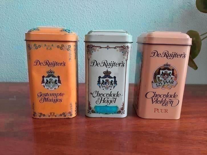 Set van 3 de Ruijter's blikken, Ophalen of Verzenden, Zo goed als nieuw, Overige merken