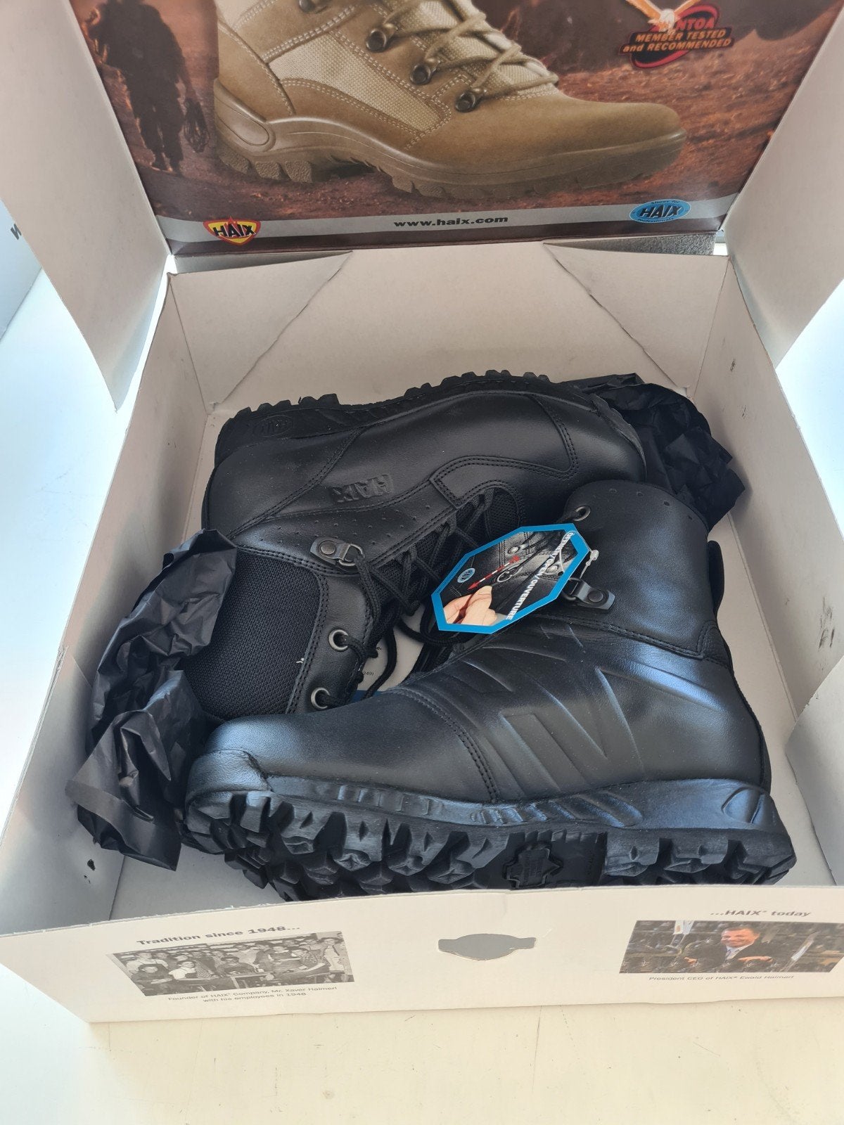 Nieuwe HAIX Ranger GSG9-S Boots - Maat 38, HAIX, Zwart, Boots, Nieuw