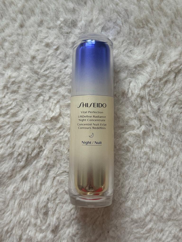 Shiseido Vital Perfection Nachtconcentraat, Ophalen of Verzenden, Nieuw, Gehele gezicht, Verzorging
