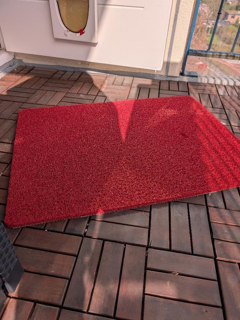 Sterke en makkelijk te reinigen buitenmat 60x80cm, Ophalen, Zo goed als nieuw, Buiten, Schoonloopmat