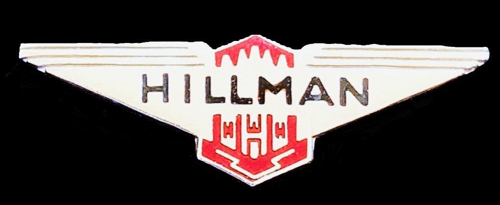 Hillman auto speld- zilverkleur, Verzenden, Nieuw, Transport, Speldje of Pin