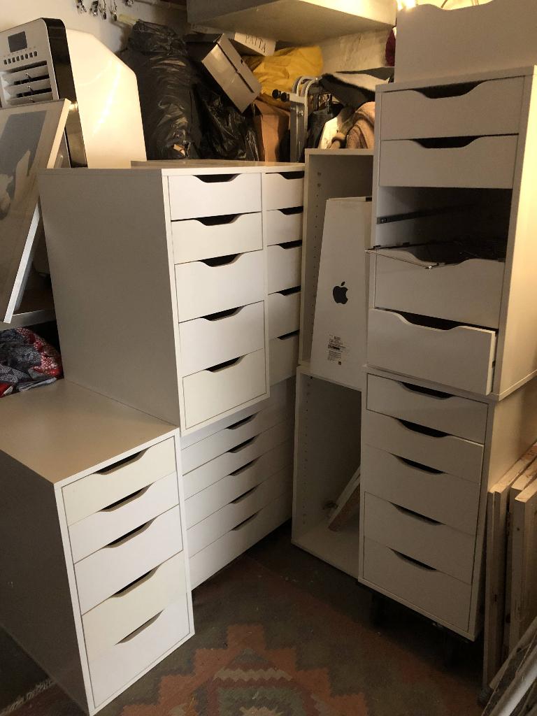 IKEA Alex ladekasten ( gebruikte staat!!) diverse maten, Huis en Inrichting, Kasten | Ladekasten, Ophalen, Minder dan 50 cm, Gebruikt