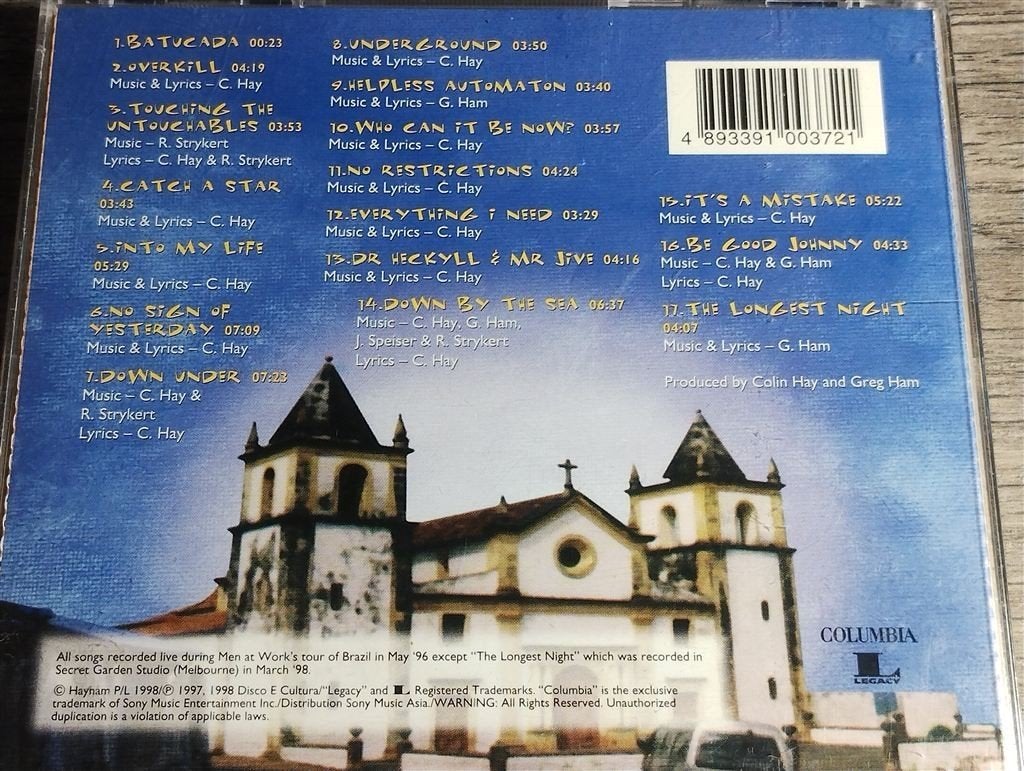 Men At Work – Brazil, Cd's en Dvd's, Cd's | Reggae en Ska, Ophalen of Verzenden, Zo goed als nieuw