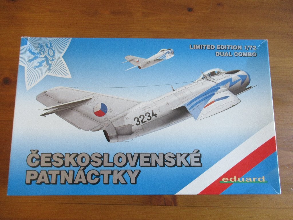 MiG-15 - Dual Combo Ceskolovenske Patnactky (Eduard 1/72), Hobby en Vrije tijd, Overige merken, 1:72 tot 1:144, Nieuw, Ophalen of Verzenden