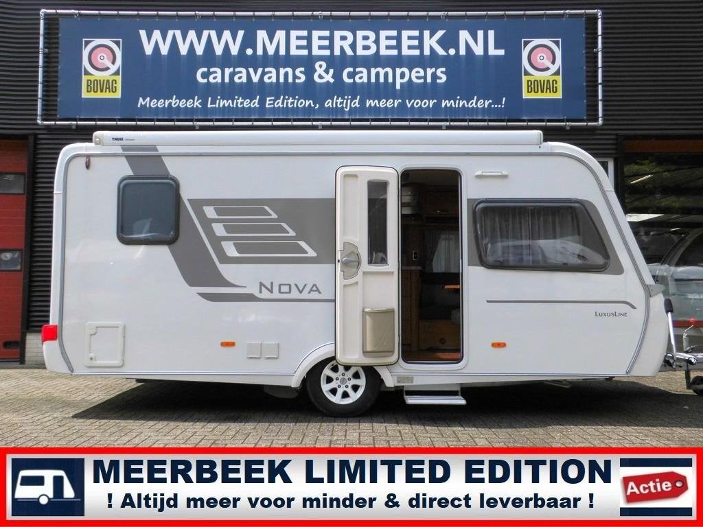 Eriba Nova Luxus Line 465 +MOVER +AIRCO +THULE +ALU VELGEN, Schokbreker, Rondzit, Particulier, Overige typen