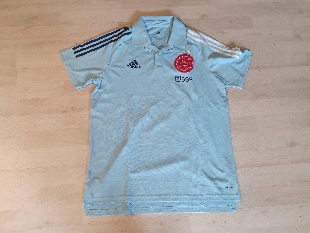 Ajax Training Polo! Seizoen 20/21! Sponsor! Mt M!, Ophalen of Verzenden, Zo goed als nieuw, Rood, Voetbal