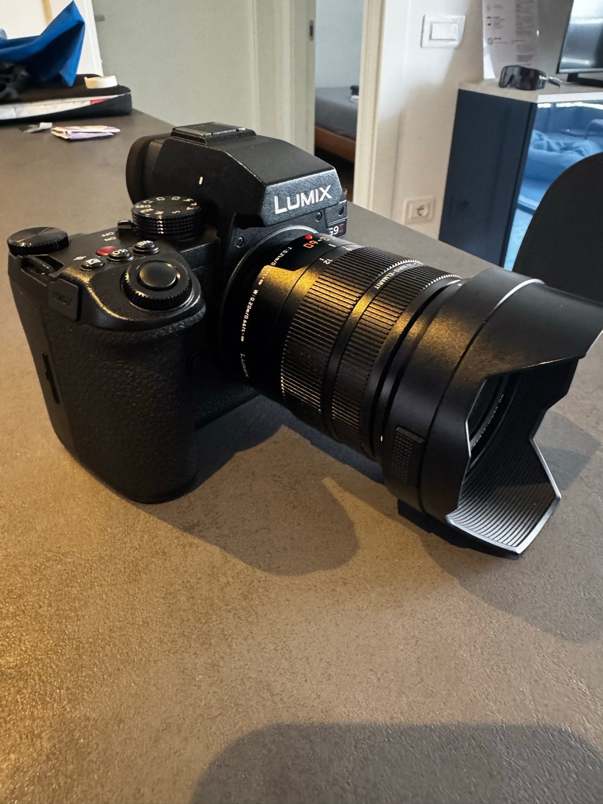 Panasonic G9 II + Leica 12-60mm f/2.8-4, Panasonic, Beeldstabilisatie, Ophalen of Verzenden, Zo goed als nieuw