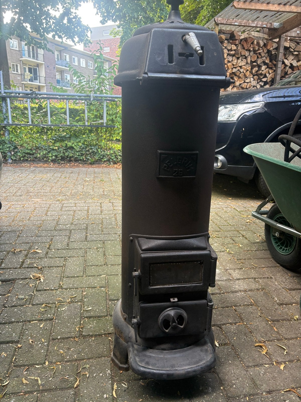 Antieke Kolenkachel - Zeer Goede Staat, Huis en Inrichting, Kachels, Gebruikt, Vrijstaand, Kolenkachel, Overige brandstoffen, Ophalen