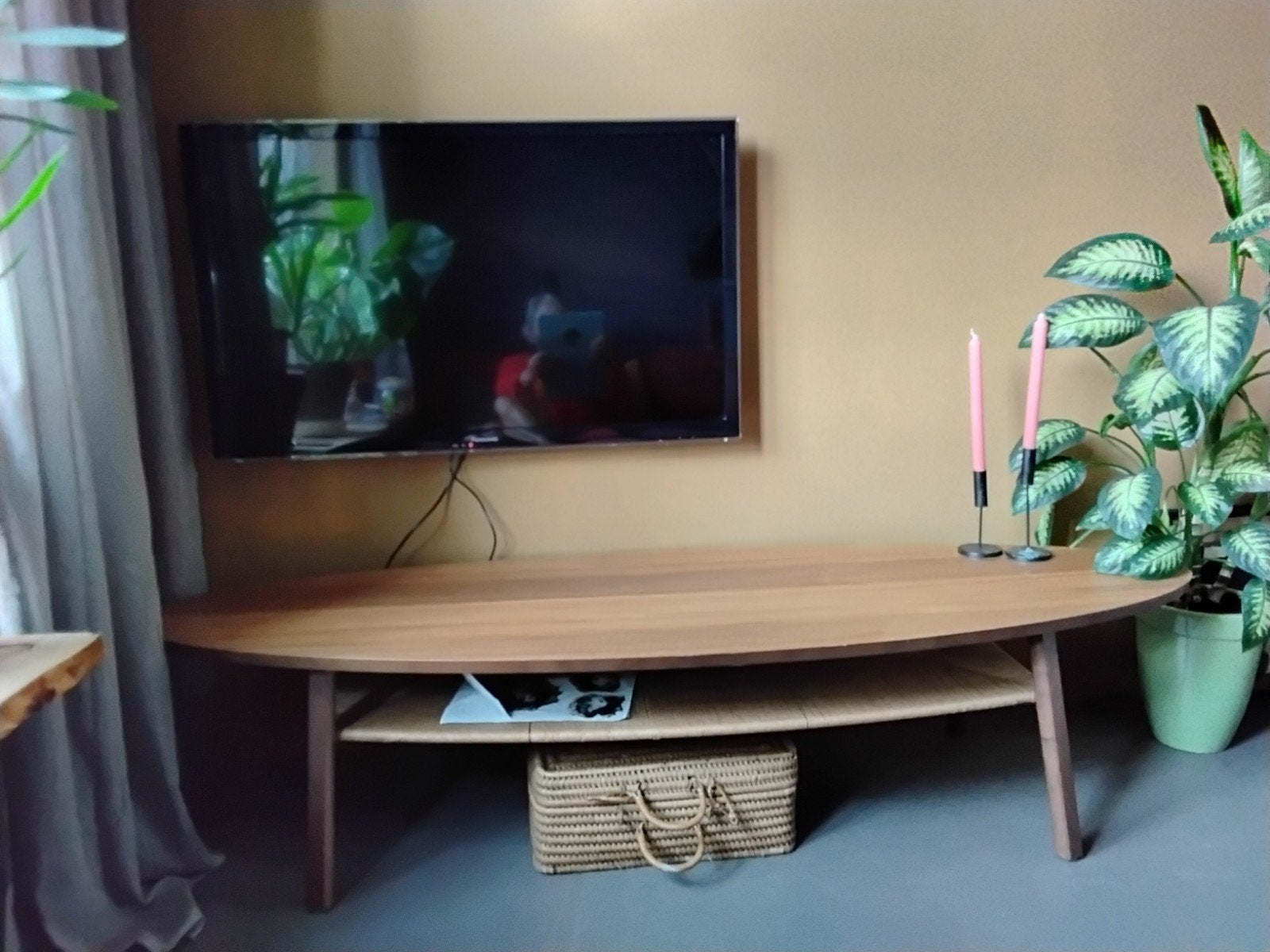 stockholm salon tafel ikea, Huis en Inrichting, Kasten | Televisiemeubels, Gebruikt, Vintage, Minder dan 100 cm, 25 tot 50 cm