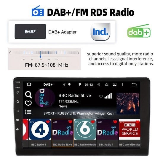 10 inch Autoradio – Multimedia Systeem – Navigatie Unit, Corvance B.V., Verzenden, Nieuw, Corvancebol@gmail.com