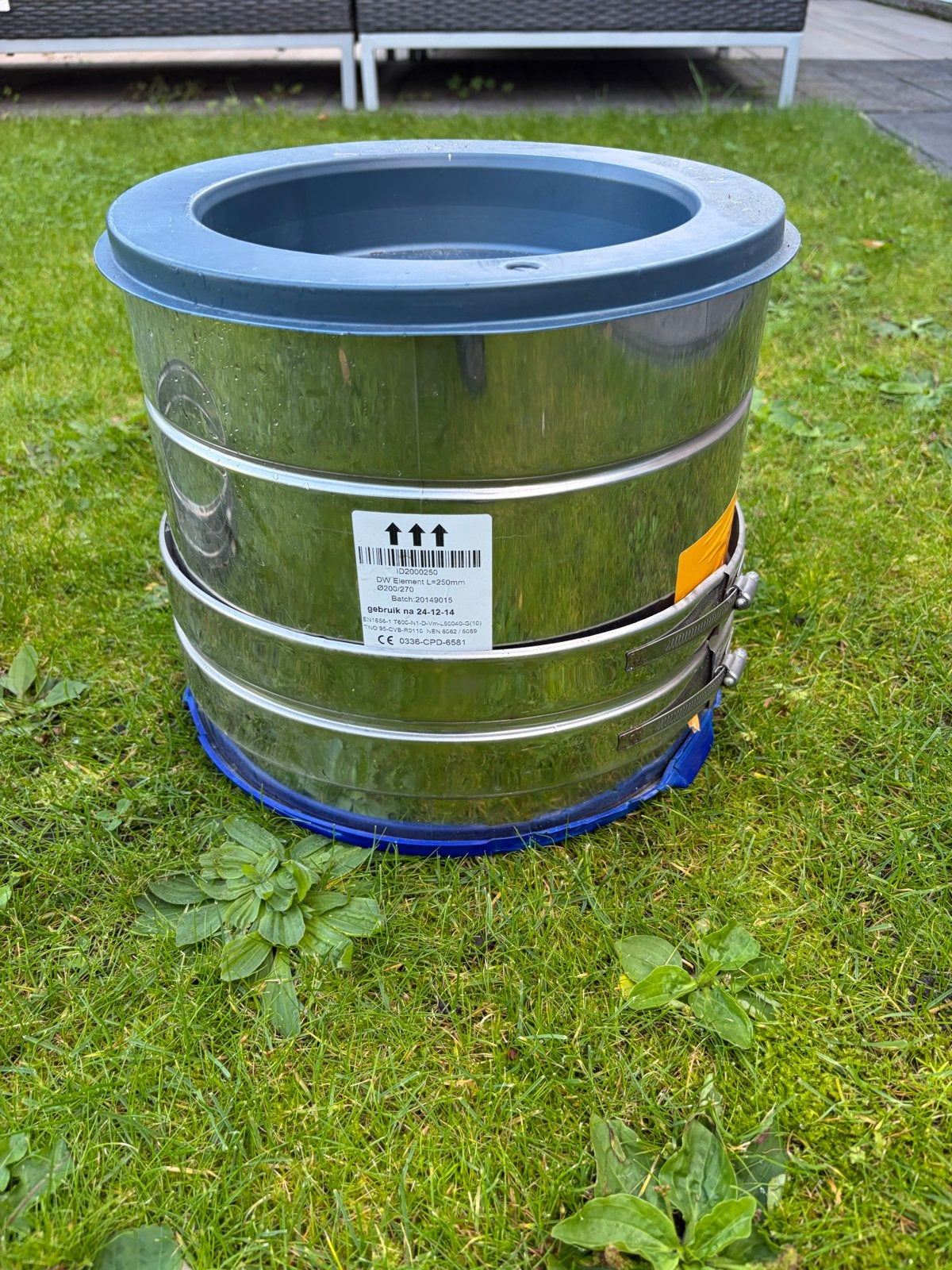 Isoduct DW Element L=250mm Ø200/270, Ophalen of Verzenden, Nieuw